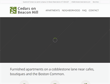 Tablet Screenshot of boston-beaconhill.com